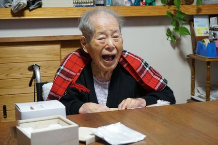 100歳の笑顔