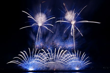 利根川大花火　〜濃淡