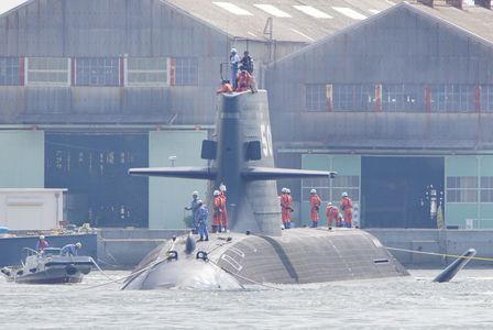 潜水艦「せいりゅう」@神戸港