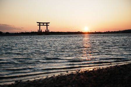 弁天島　冬の終わり