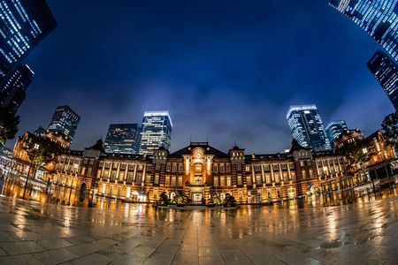 東京駅夜景　その１