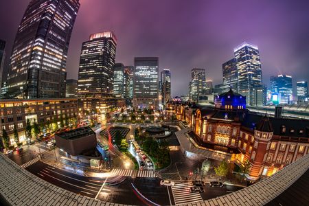 東京駅夜景　その３