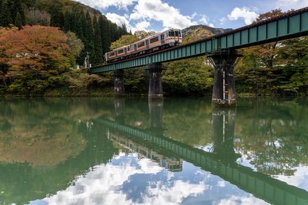 秋色の角川・高山本線