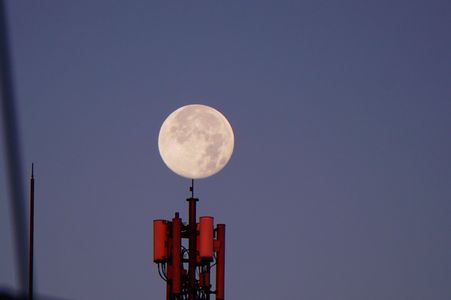 輝くお月様　🌕