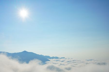 ツエノ峰の雲海