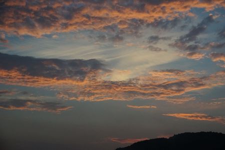 夕景の雲（１）