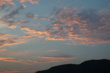 夕焼けの雲（２）