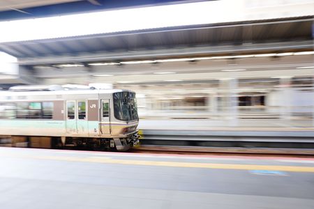 初流し撮り！＠大阪駅