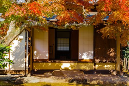 佐倉市旧堀田邸の紅葉