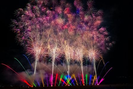 スターマインの競演