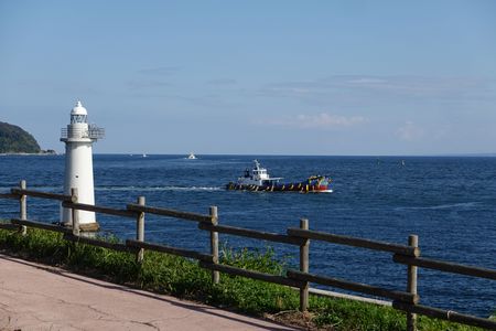 秋の日の美保湾