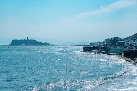 稲村ケ崎で見つけた水光