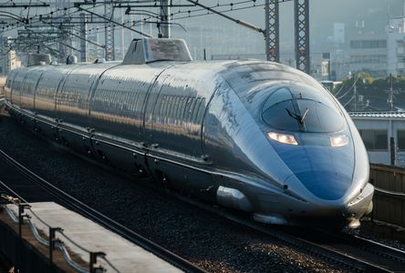 朝の新幹線撮影