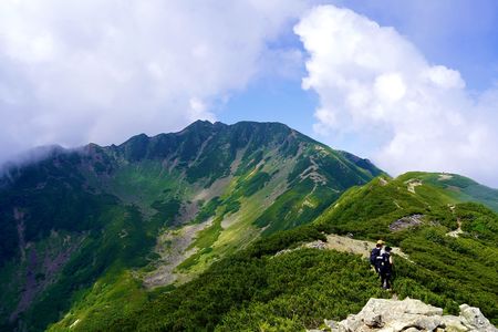 小仙丈ヶ岳より