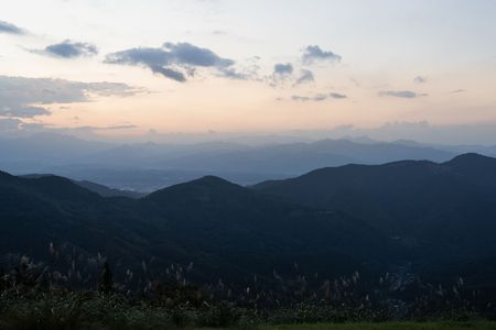 堂平山　昼景　夕景　そして夜景