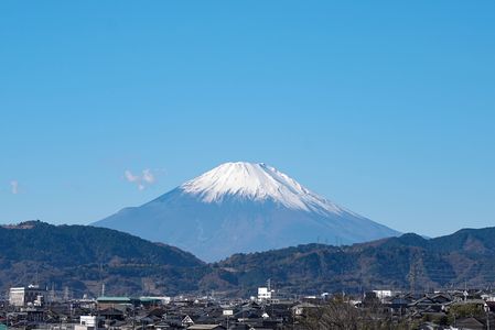 富士山-イオン屋上駐車場から-
