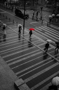 The red umbrella