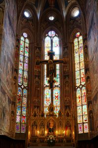 キリストとステンドグラス