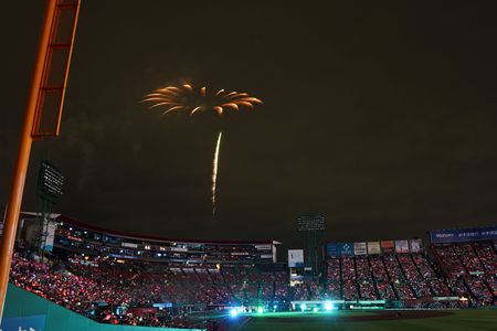 プロ野球×花火
