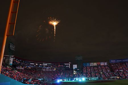 プロ野球×花火