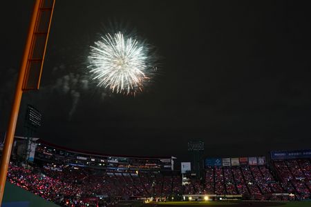 プロ野球×花火