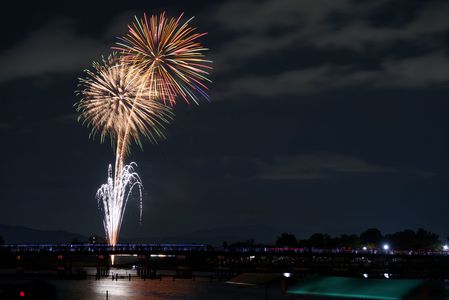 初秋の嵐山花火'25（6枚組）