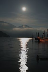 月涼し中禅寺湖に我一人