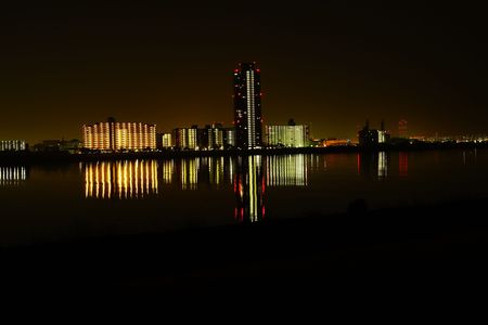 淀川からの夜景