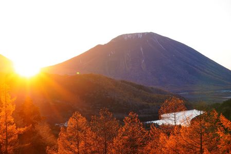 日光の紅葉３枚