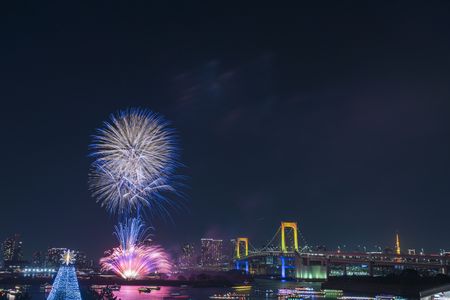 Odaiba Rainbow Fireworks - 2017 -