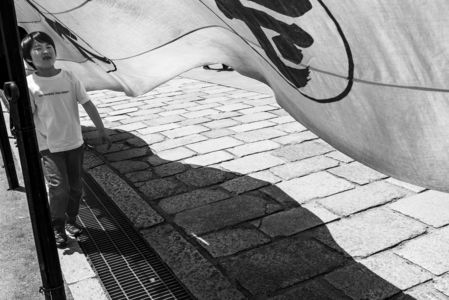 風の中の少年@奈良