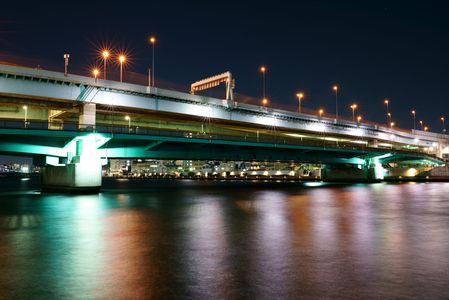 隅田川大橋夜景