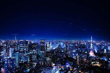 東京 ビル 夜景