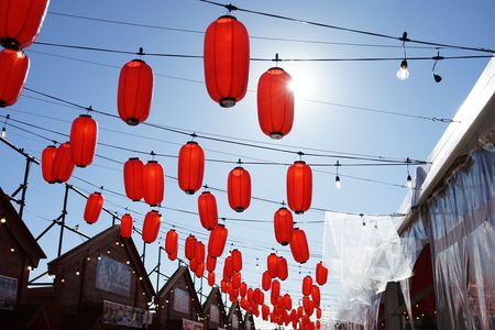 🏮台湾祭の赤提灯🏮