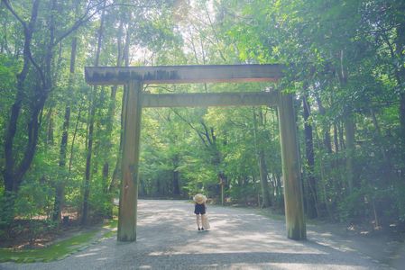 伊勢神宮でお参り