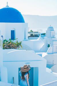 サントリーニ島のブルードーム