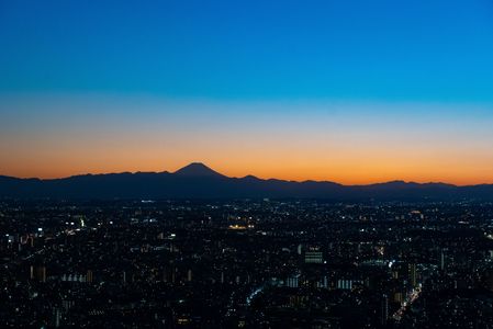 都庁からの富士山
