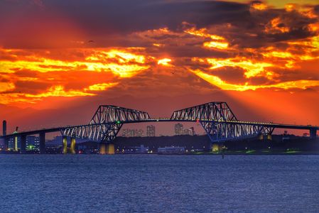 浦安の黄昏時.・*★
