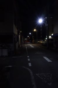 路地夜景