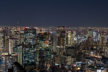 東京虎ノ門の夜景
