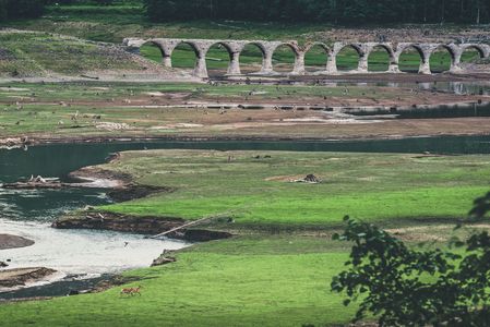 夏のタウシュベツ