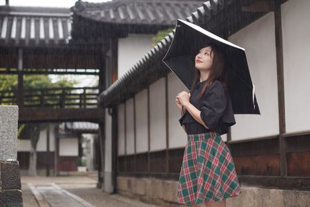 雨の寺町🌂
