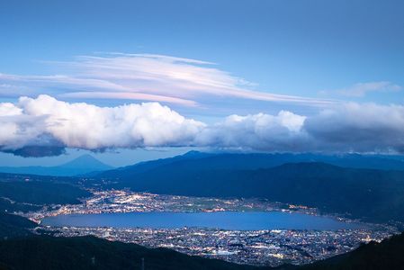 2021 夏　高ボッチから望む