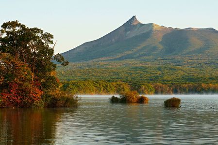 大沼の朝　～北の旅から～