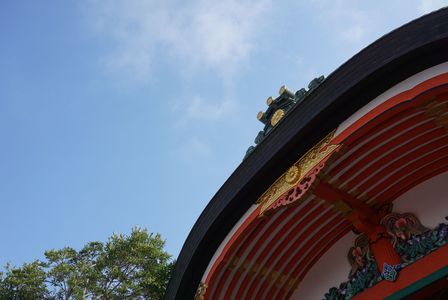 京都旅行3日目【伏見稲荷大社 内拝殿】