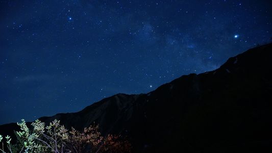 伯耆大山山頂からの天の川