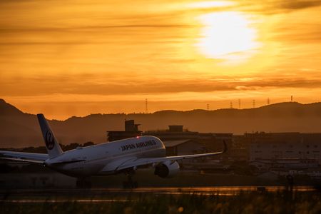 夕日に導かれて