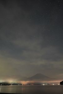 夜景富士山
