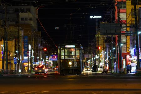 函館の夜街