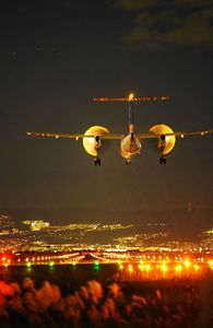 灯かりの海に向かって